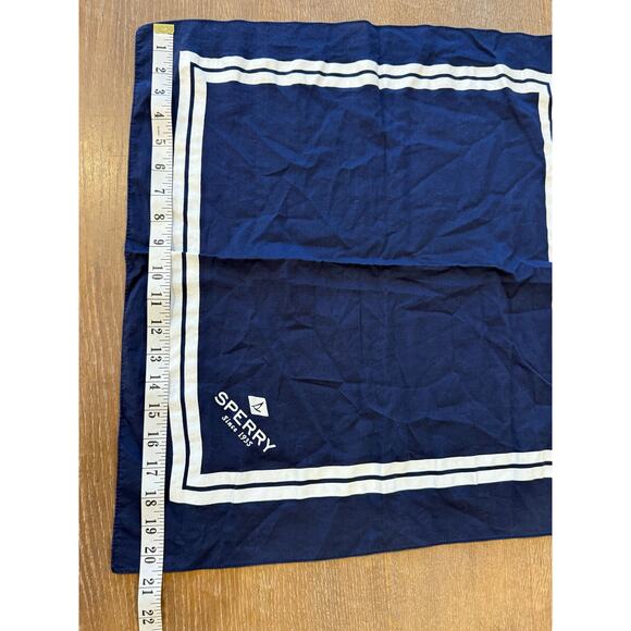 SPERRY since 1935 Navy Scarf Neck Tie Bandana - Picture 7 of 7